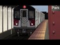 openbve virtual railfanning c d f r and 7 trains at 42nd street bryant park