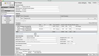 Post Hospital Charges in PCC EHR