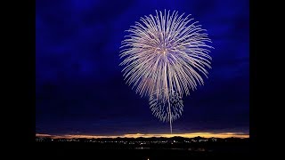 Firework from Nutrien Fireworks Festival in Saskatoon