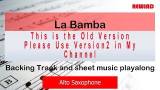 La Bamba Alto Sax Backing Track