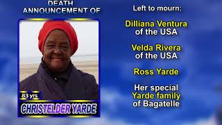 Christelder Noelisa Yarde long