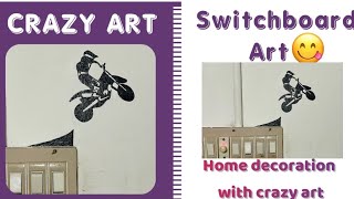 switchboard painting||wall painting||stylish rider Painting||wall art#art #artist #painting #acrylic