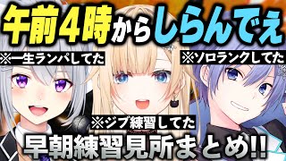 悔しさからカスタム後も練習して午前４時に再集結するしらんでぇ【ぶいすぽっ！/しらんでぇ/藍沢エマ/白雪レイド/樋口楓/切り抜き/APEX/V最協】