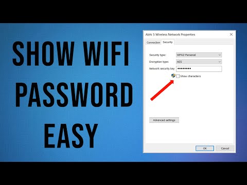 How to Show Wifi Password on Windows Laptop/PC
