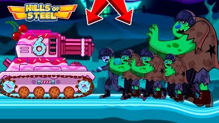 NEW UPDATE! NEW MODE - TANKS VS ZOMBIE! NEW BOOSTERS and FREE SKIN in Hills of Steel
