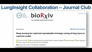 Journal Club on November 19 - Deep Learning for Rapid and Reproducible Histology Scoring of Lun...