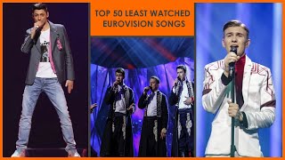 Eurovision: TOP 50 LEAST WATCHED SONGS (2010-2023)