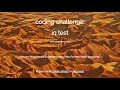 coding challenge: iq test
