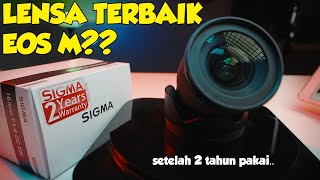 Lensa Terbaik Untuk CANON M50?? REVIEW SIGMA 16mm F 1.4 DC DN Pemakaian 2 Tahun