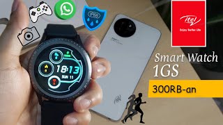 iTEL Berulah!! 300Rb Dapat SmartWatch Bisa Call WA-Games-Anti Air-HD! RAM 16Gb?😅