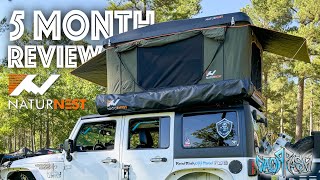 5-Month Review of the Naturnest Rooftop Tent: Comfort, Convenience, and a Few Challenges