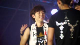 [FANCAM] 120804 JYP Nation in Korea - Junho \u0026 Seulong vs. Taecyeon