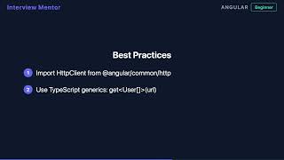 Angular HttpClient: The get() Method Explained in 90 Seconds