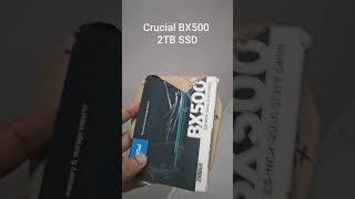 Crucial BX500 2TB SSD - Amazon Package 📦  #amazon #crucial #ssd #solidstatedrive #delivery #update