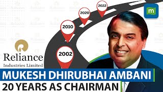 Mukesh Ambani Completes 20 Years As Chairman Of Reliance Industries | Milestone Moments From AGMs |