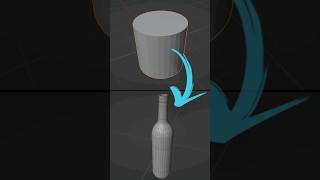 How to make Wine Bottle 3D model, Blender timelapse 3D modeling #cgian #blender #timelapse #3d