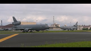 臨時トラヴィス空軍基地！？ KC-10エクステンダーが5機が横田基地を離着陸  空中給油機 USAF YOKOTA Extender Travis