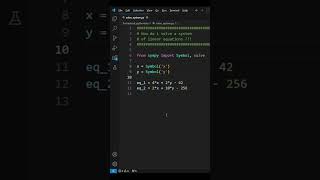 How do i solve a system of linear equations #python