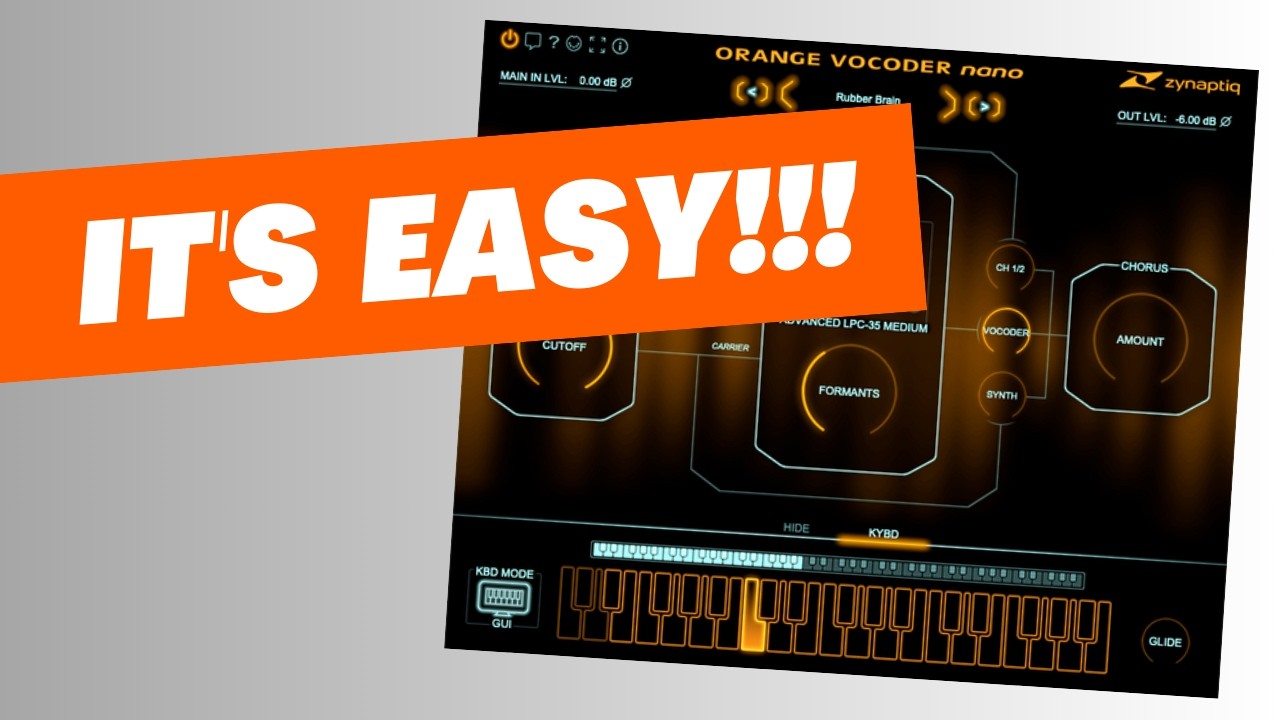 The Clear Sounding Vocoder Plugin That S Actually Easy To Use Orange
