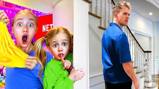 Sisters built dream SECRET ROOM to hide from DAD!
