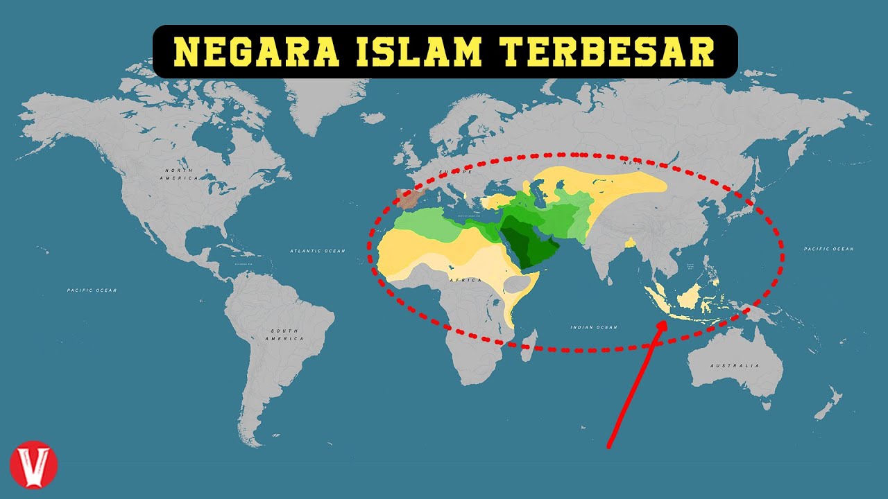 10 Daftar Negara Dengan Penduduk Muslim Terbesar Di Dunia - YouTube