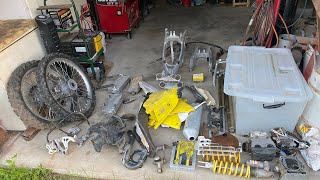 Suzuki RMZ450 project introduction- THE BOX OF BITS