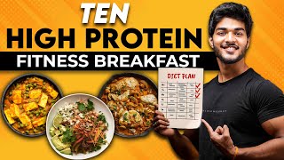 10 “EASY” High Protein Breakfast Options For A Week!  (150G PROTEIN) | Tamil