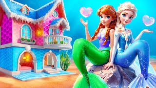 Elsa and Anna Become Mermaids! Frozen Stories and DIYs for Dolls