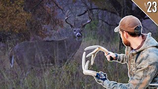 Rattling for BUCKS in late OCTOBER! (Nice 8 Pointer at 10 yards!)