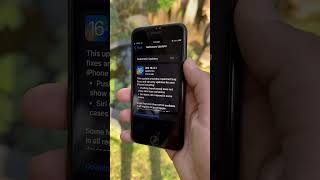 iOS 16.4.1 update on iPhone SE 3