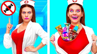 How To Sneak Food Into Hospital | Funny Food Hacks by BaRaFun Challenge