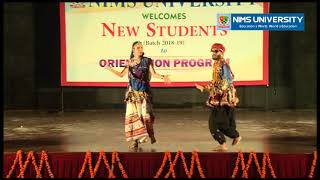 Garba Dance 2018 | High Energy Gujrati Dance Performance | Orientation Program | Nims University