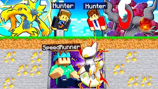 GOD POKEMON MANHUNT In Minecraft Pixelmon! (Speedrunner Vs Hunters)