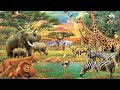 Herbivores - elephant, cow, horse, goat, giraffe - Animal sounds (Part-2)