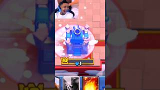 1HP Height Of BadLuck Unlucky Mega Knight With Freeze Got Defeated By Hog Rider (Clash Royale)