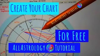 Astrology 101 Create Your Chart For FREE 📌Quick📌Step By Step📌 Pt. 1
