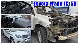 The repair process of Toyota Prado LC150, from old to brand new│car repairs