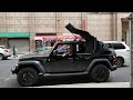 closing u0026 opening my powered soft top wrangler jlu sport s @mytopus