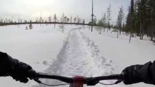 Fatbike ride at Pyhä