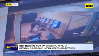 Violento asalto en Capiatá: llevaron G. 8.000.000 y hay un sospechoso detenido