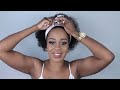 🔥10 quick u0026 easy natural hairstyles on short to medium length natural hair no heat no gel tupo1