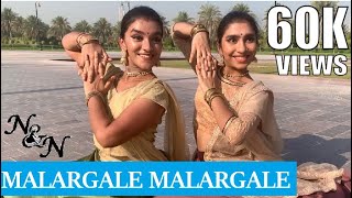 Malargale Malargale - Love Birds | Semi-classical Choreography | Nidhi & Neha