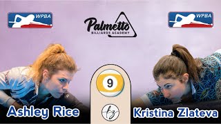 Kristina Zlateva vs Ashley Rice |  WPBA Palmetto 9-ball