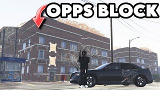 OPS CHASED ME OFF THE BLOCK IN CHICAGO in GTA 5 RP..