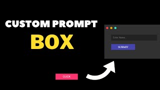 Custom prompt box using html5 and css3 #webdevelopment #html5 #css3