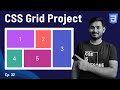 CSS Grid Project | Best for Begineers | Frontend Bootcamp Hindi | Ep.32
