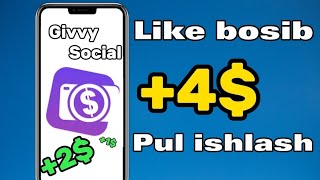 Like bosib pul ishlash | #2 qism | Internetda pul ishlash