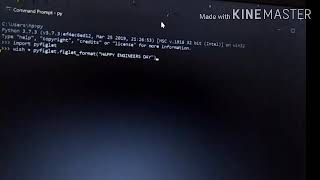 Python pyfiglet module!