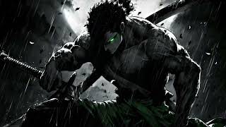 Zoro Monochrome Live Wallpaper 4K HD | One Piece Black & White Background for PC