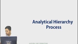 Perhitungan Analytical Hierarchy Process (AHP)